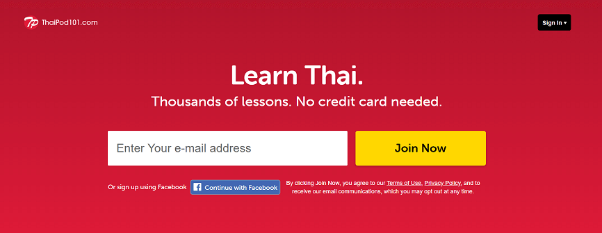 泰語線上課程thaipod101介紹